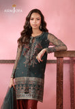 AJUFC-26  Embroidered Organza Unstitched 3 Pcs | ASIM JOFA