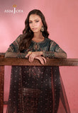 AJUFC-26  Embroidered Organza Unstitched 3 Pcs | ASIM JOFA
