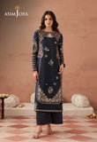 AJULFH-06 Embroidered Twisted Silk Unstitched 2 Pcs | ASIM JOFA