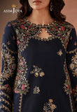 AJULFH-06 Embroidered Twisted Silk Unstitched 2 Pcs | ASIM JOFA