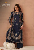 AJULFH-06 Embroidered Twisted Silk Unstitched 2 Pcs | ASIM JOFA