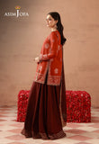 AJULFH-03 Embroidered Twisted Silk Unstitched 3 Pcs | ASIM JOFA