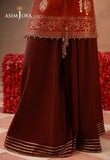 AJULFH-03 Embroidered Twisted Silk Unstitched 3 Pcs | ASIM JOFA