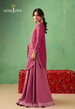 AJULFH-07 Embroidered Chiffon Unstitched 3 Pcs | ASIM JOFA