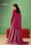 AJULFH-07 Embroidered Chiffon Unstitched 3 Pcs | ASIM JOFA