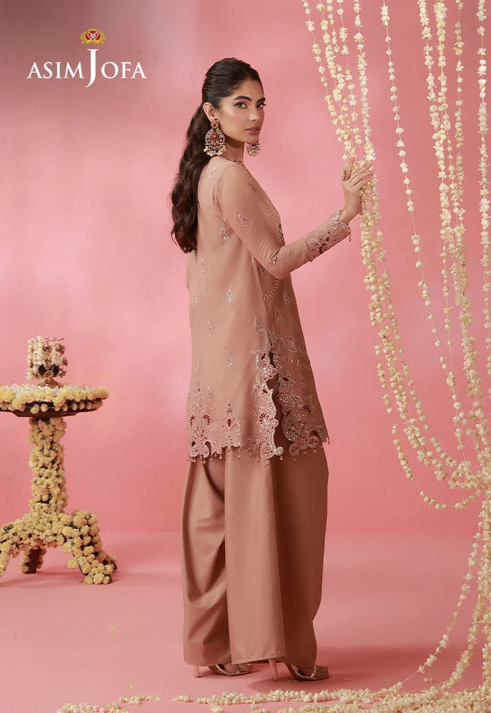 AJUFC-05  Embroidered Chiffon Unstitched 2 Pcs | ASIM JOFA
