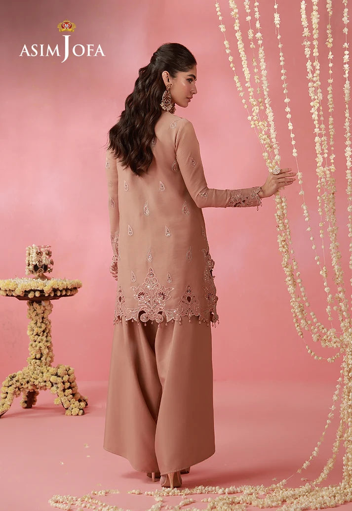 AJUFC-05  Embroidered Chiffon Unstitched 2 Pcs | ASIM JOFA