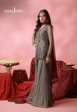 AJUFC-14  Embroidered Poly Net Unstitched 3 Pcs | ASIM JOFA