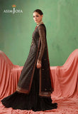 AJULFH-01 Embroidered Chiffon Unstitched 3 Pcs | ASIM JOFA