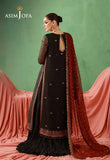 AJULFH-01 Embroidered Chiffon Unstitched 3 Pcs | ASIM JOFA
