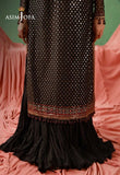 AJULFH-01 Embroidered Chiffon Unstitched 3 Pcs | ASIM JOFA