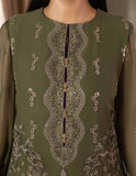 Chandani Kuch Khas By Flossie Premium Chiffon 3pc Unstitched Suit - CH-101