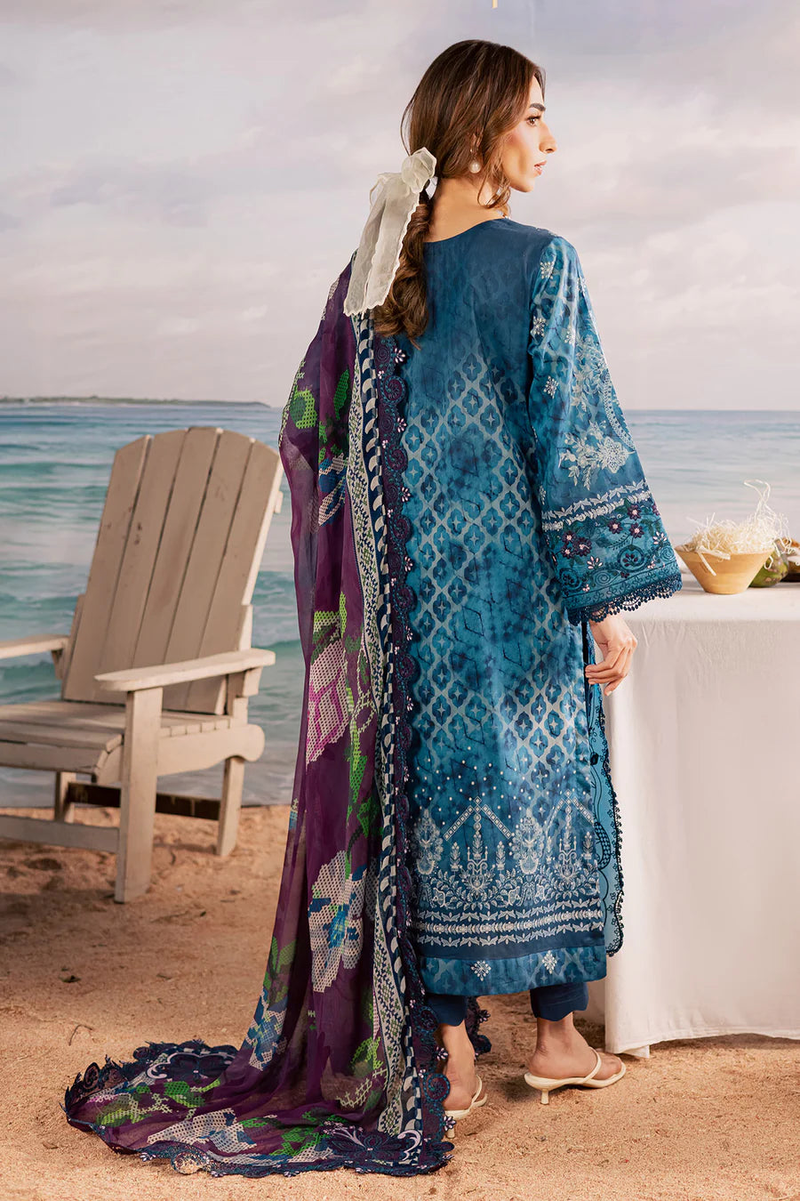 NSG-217 NUREH | EMBROIDERED AND PRINTED LAWN