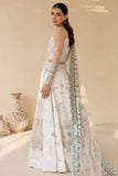 Farasha Moonlight Mist | Luxury Embroidered Net Formal Suit