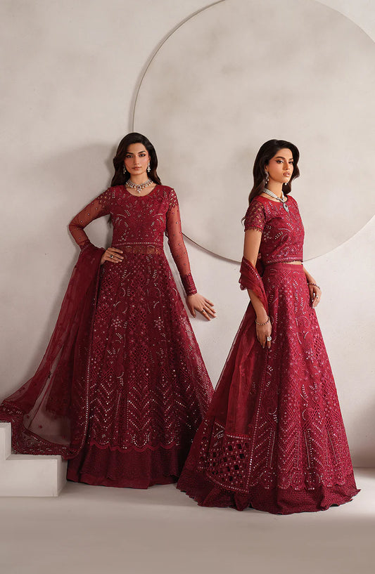 Zarif "Sheen" (ZE-MT-01) – Luxury Embroidered Organza Lehnga Choli Festive Suite