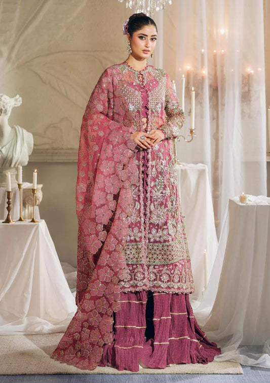 Maryam Hussain – Seerat (WD-04) | Wedding Collection '25 | Embroidered Organza Formals