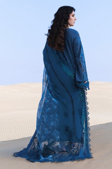 Nureh Aman NE-229 – Embroidered Laser Cut Lawn 3 Piece Unstitched Suit