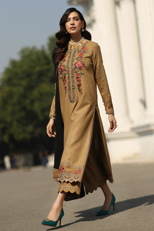 3-PC Unstitched Peach Leather with Velvet CSW5-05