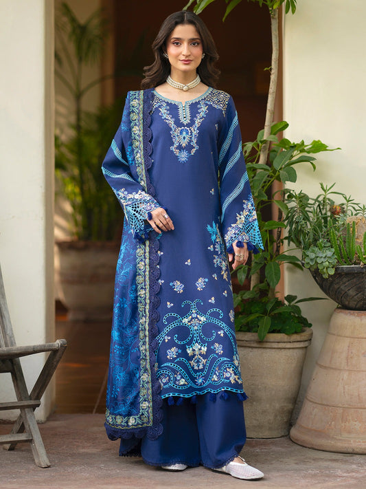 AN-002 | Angan By Mahnur - Embroidered Lawn '26