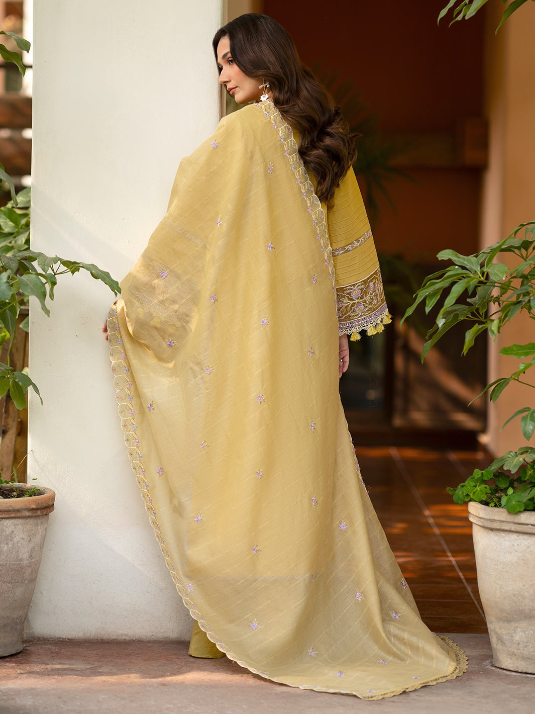 AN-003 | Angan By Mahnur - Embroidered Lawn '26