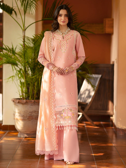 AN-004 | Angan By Mahnur - Embroidered Lawn '26