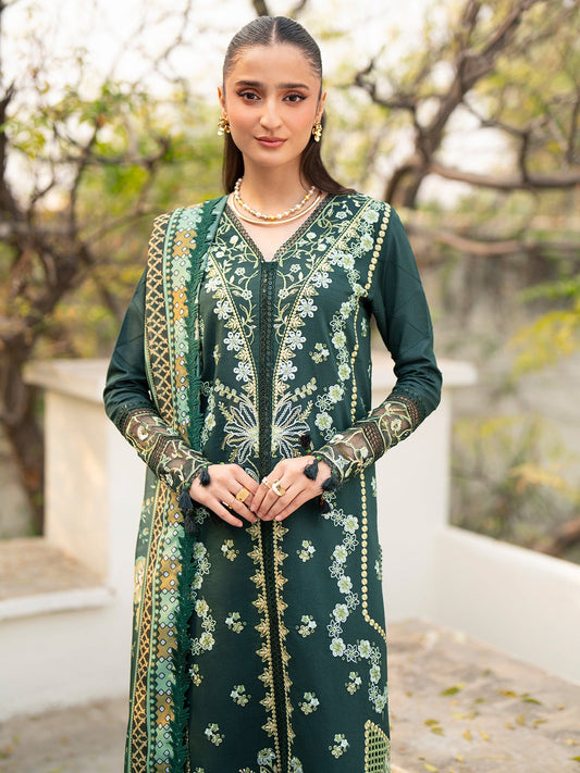 AN-010 | Angan By Mahnur - Embroidered Lawn '26