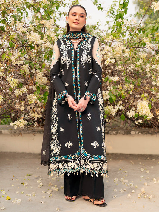 AN-011 | Angan By Mahnur - Embroidered Lawn '26