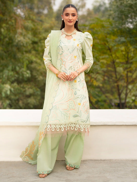 AN-012 | Angan By Mahnur - Embroidered Lawn '26