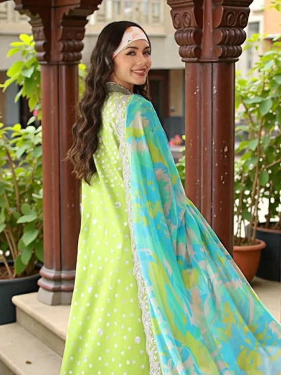 Charizma ANIQ AN5-10 | Luxury Embroidered Lawn Suit with Chiffon Dupatta