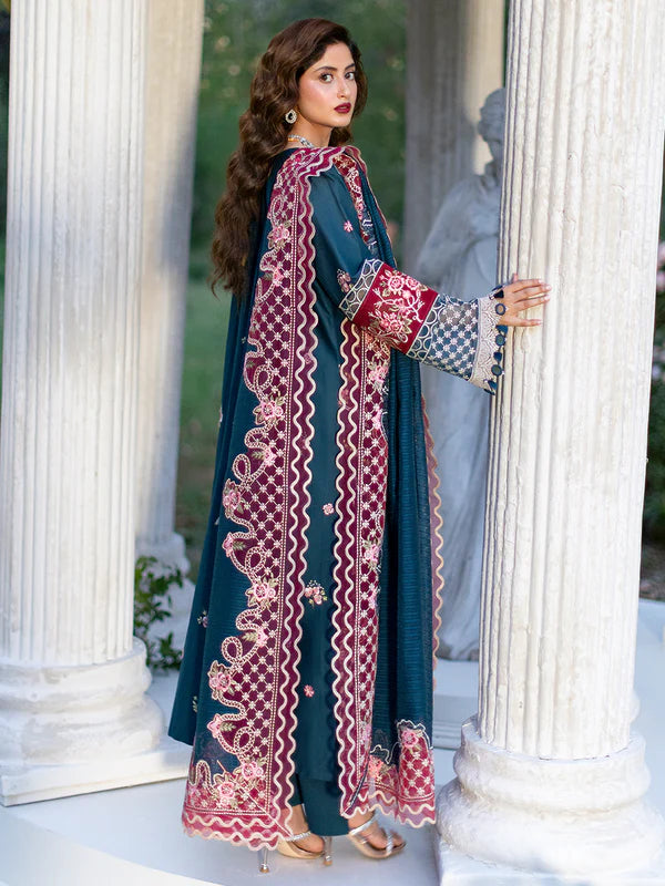Adelle | 3 PC Luxury Lawn - Mahnur