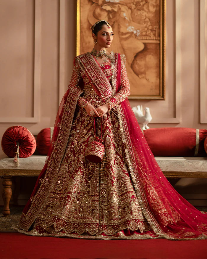 Zevk Chand Begum – Hand-Embellished Black Organza Festive Ensemble