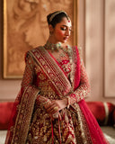 Zevk Chand Begum – Hand-Embellished Black Organza Festive Ensemble