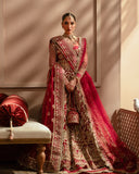 Zevk Chand Begum – Hand-Embellished Black Organza Festive Ensemble