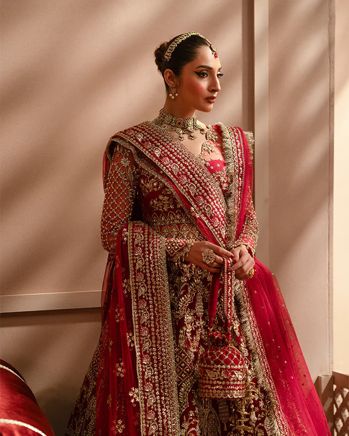 Zevk Chand Begum – Hand-Embellished Black Organza Festive Ensemble