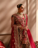 Zevk Chand Begum – Hand-Embellished Black Organza Festive Ensemble