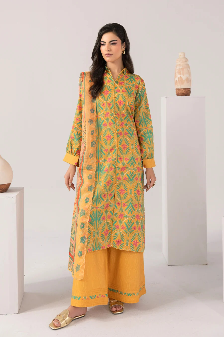 Artisan Muse - Printed Luxury Zeenat Pret(3Pcs)