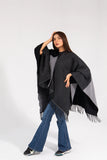 Manahils Premium Woolen Cape Shawl 02