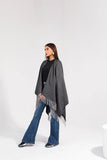 Manahils Premium Woolen Cape Shawl 04