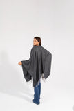 Manahils Premium Woolen Cape Shawl 04