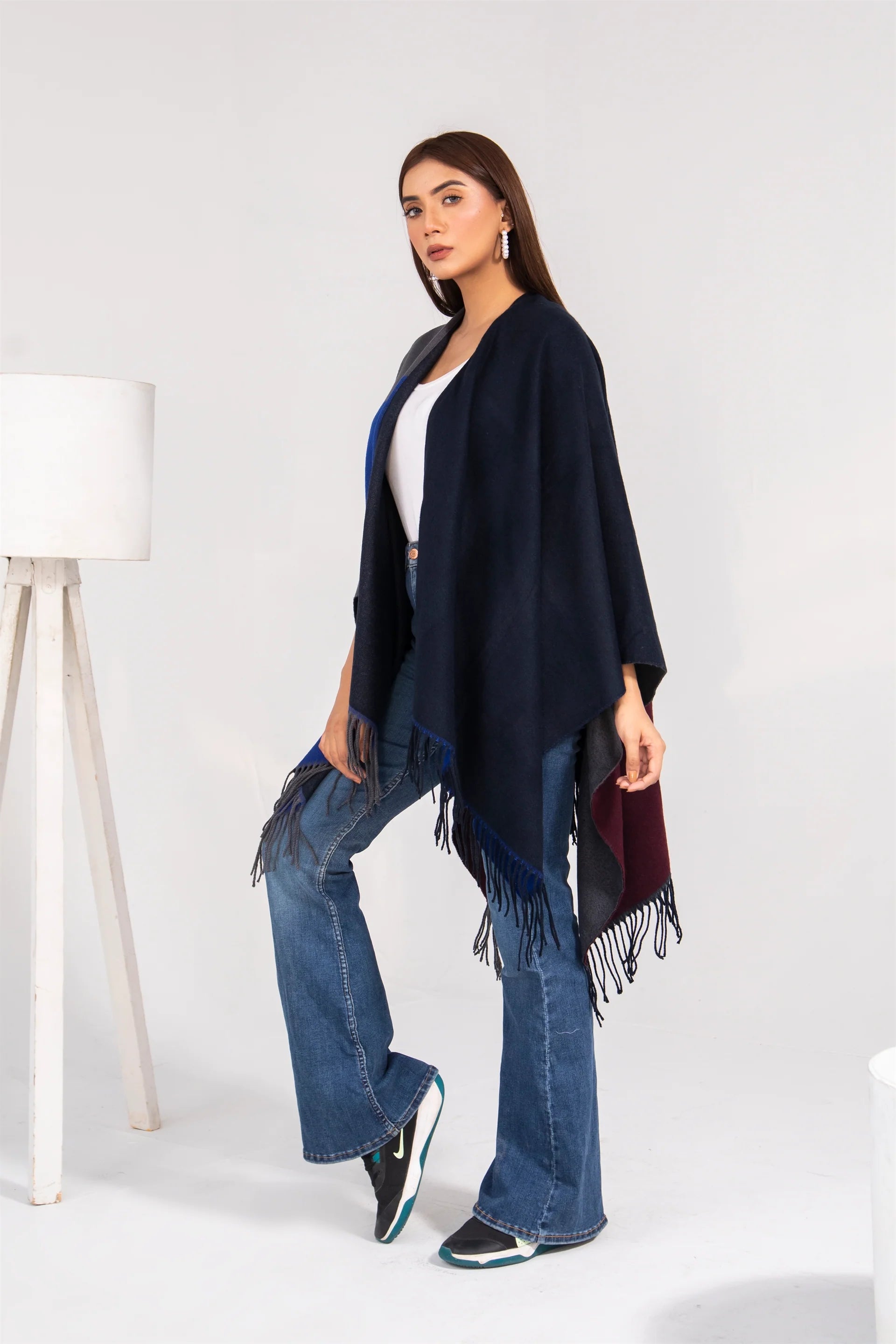 Manahils Premium Woolen Cape Shawl 10