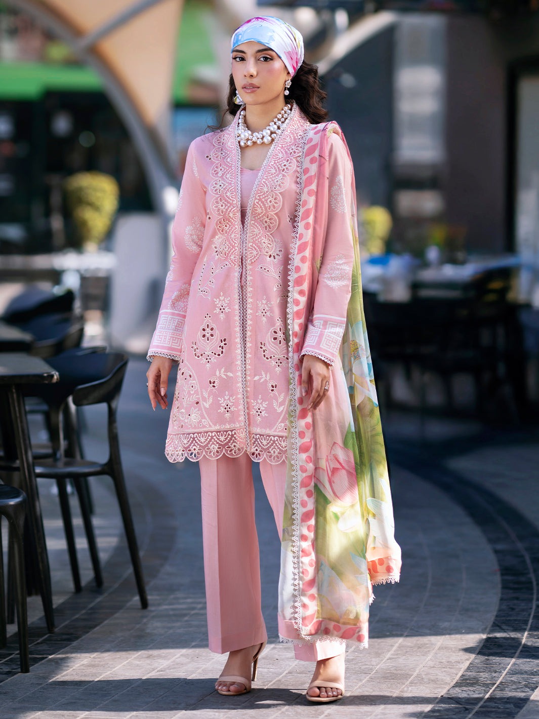 BW - 008 Broadway By Mahnur | 3 PC  Lawn 26