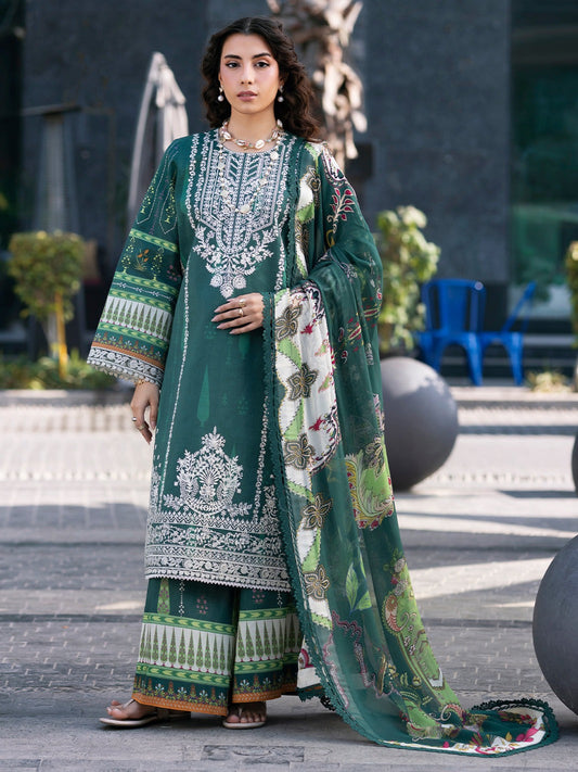 BW - 012 Broadway By Mahnur | 3 PC  Lawn 26
