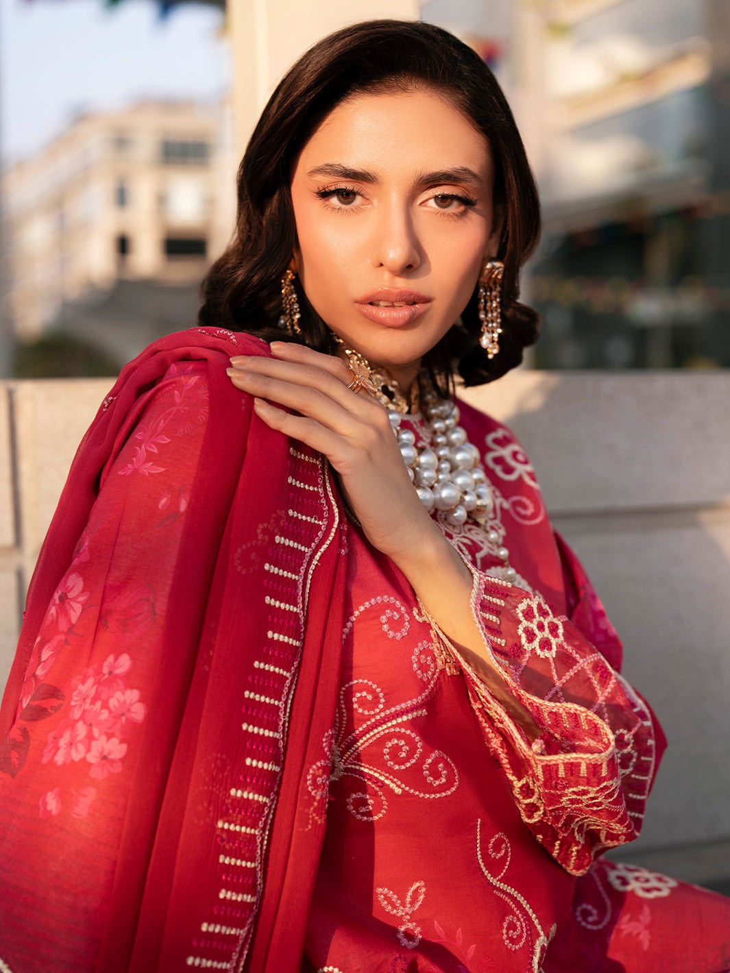 BW - 013 Broadway By Mahnur | 3 PC  Lawn 26