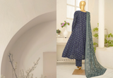 3 Piece Embroidred Stitched Lawn Frock with Trouser & Dupatta | BS-01