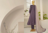 3 Piece Embroidred Stitched Lawn Frock with Trouser & Dupatta | BS-03