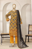 Bin Saeed 3 Piece Embroidered Lawn Shirt with Trouser & Embroidered Dupatta | 01