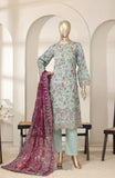 Bin Saeed 3 Piece Embroidered Lawn Shirt with Trouser & Embroidered Dupatta | 02