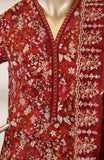 Bin Saeed 3 Piece Embroidered Lawn Shirt with Trouser & Embroidered Dupatta | 04