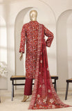 Bin Saeed 3 Piece Embroidered Lawn Shirt with Trouser & Embroidered Dupatta | 04