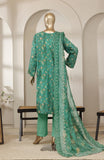 Bin Saeed 3 Piece Embroidered Lawn Shirt with Trouser & Embroidered Dupatta | 07